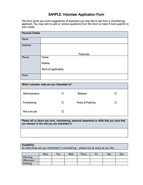 Free and customizable volunteer templates .